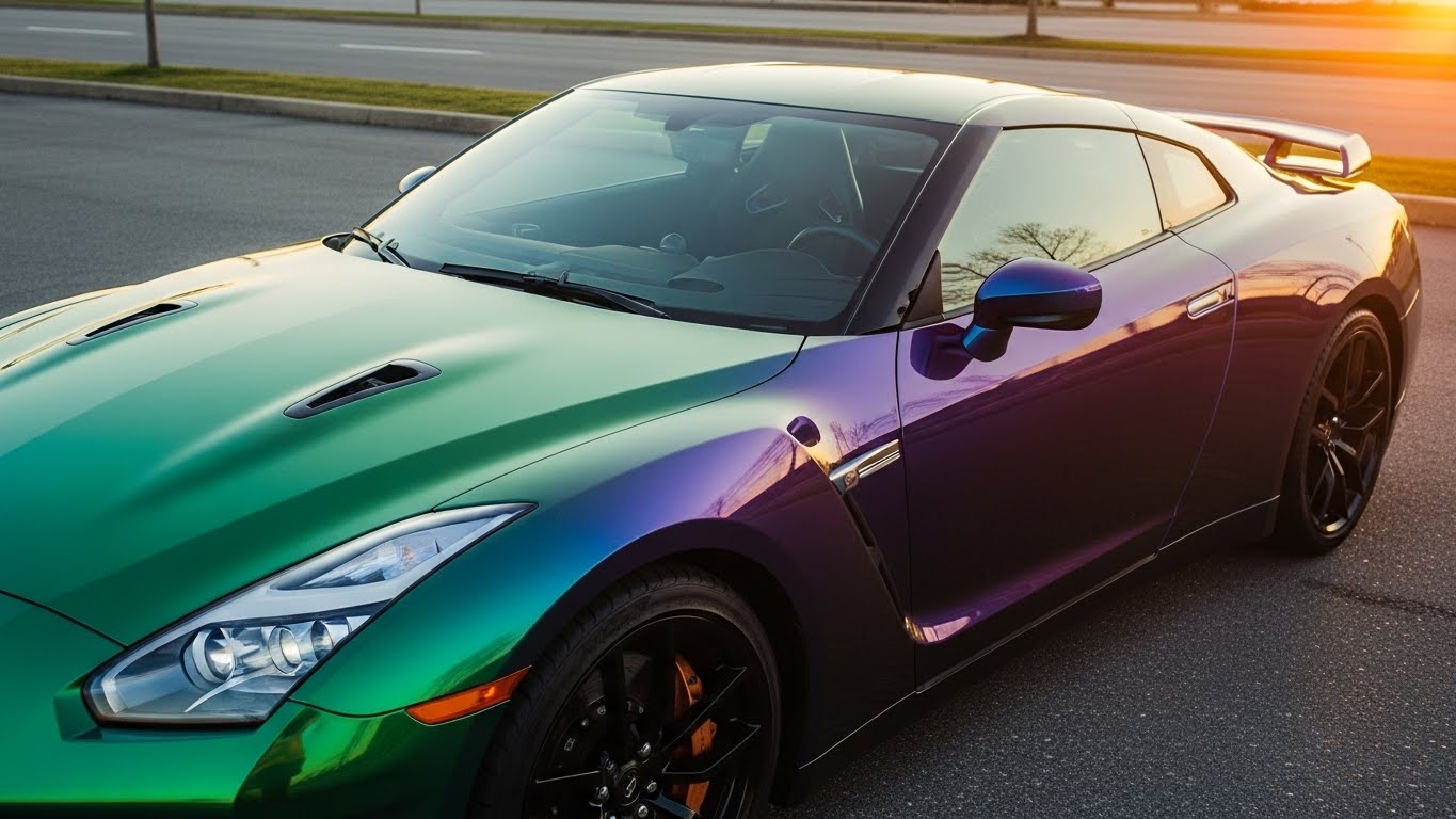 Protección de pintura por cambio de color