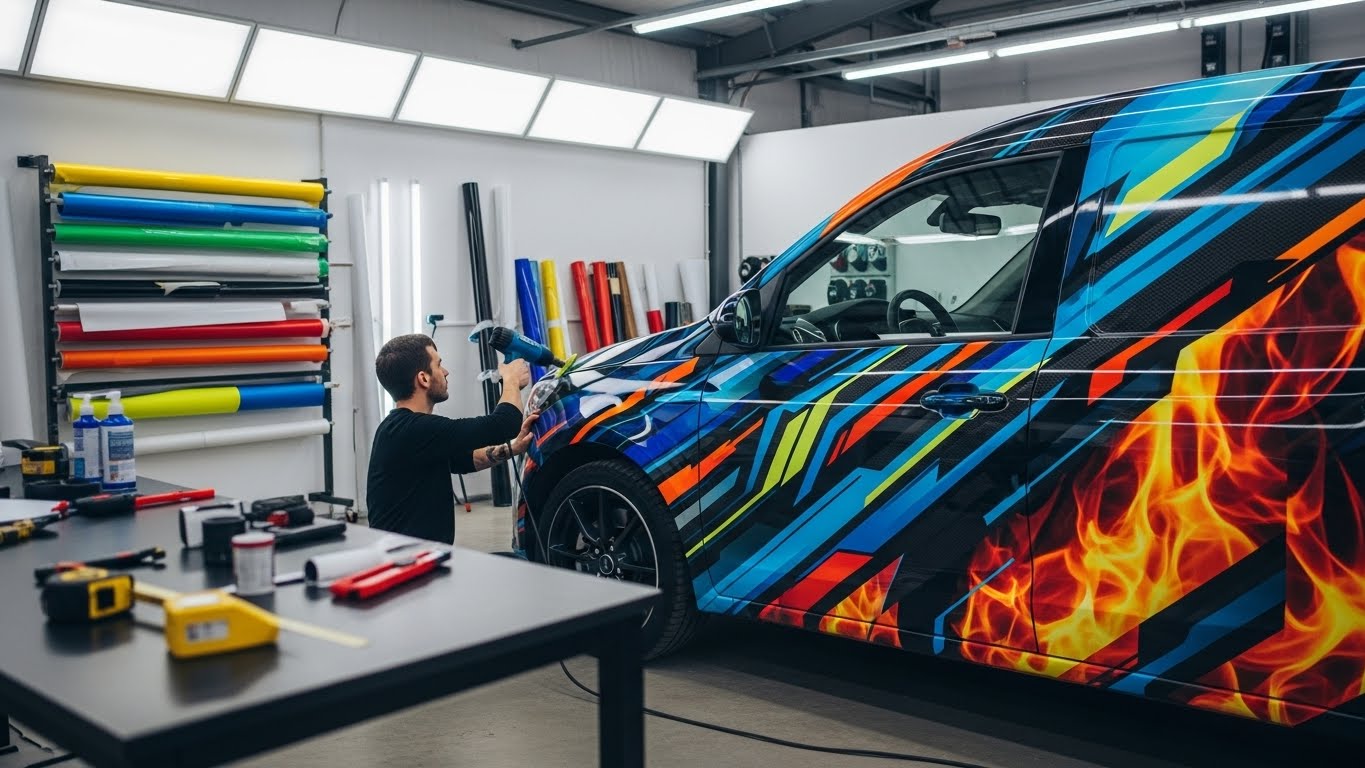 Servicios de envoltura personalizada de vehículos