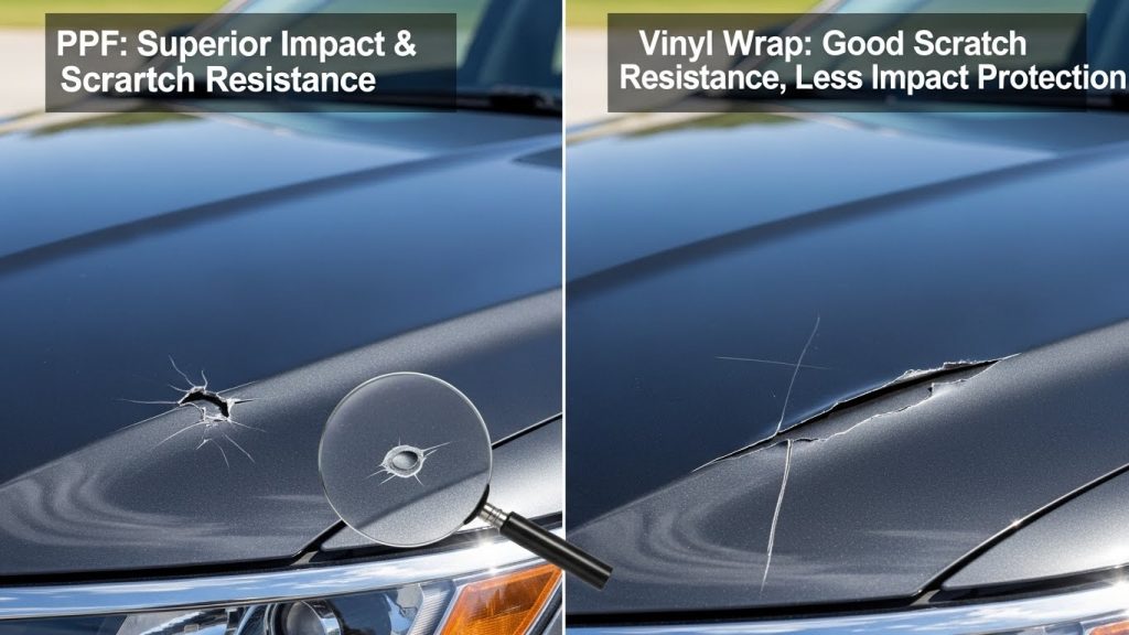 durability of PPF vs vinyl wrap