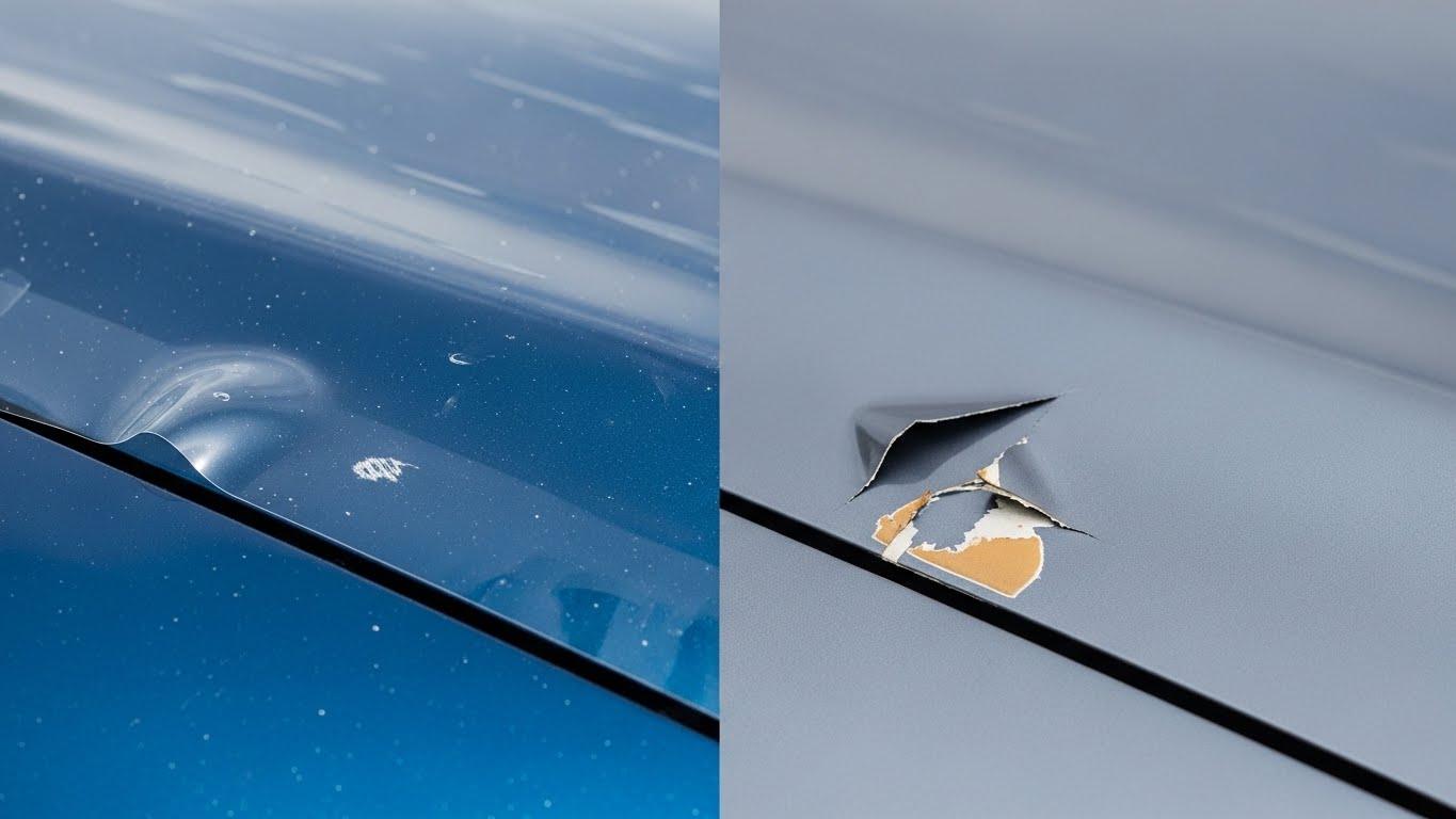 Durabilidad del PPF frente al vinilo