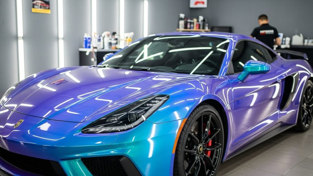 glossy vinyl car wrap