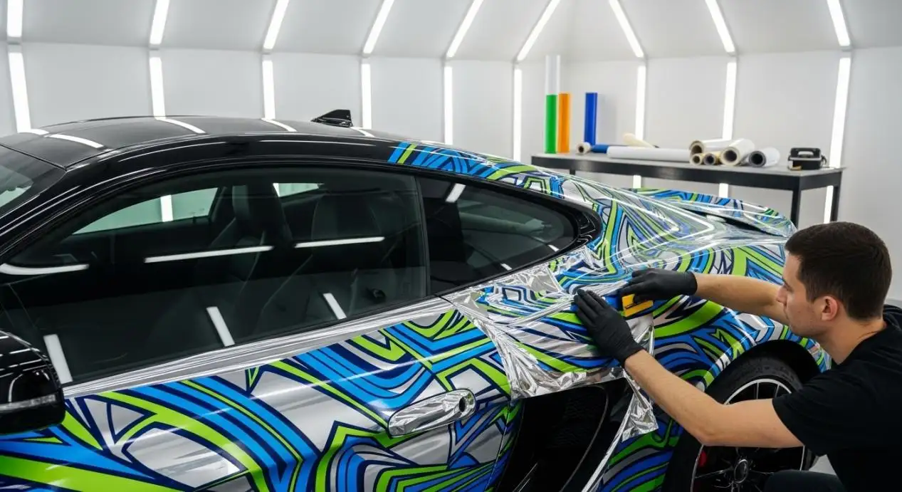 Servicio de envoltura de vinilo automotriz