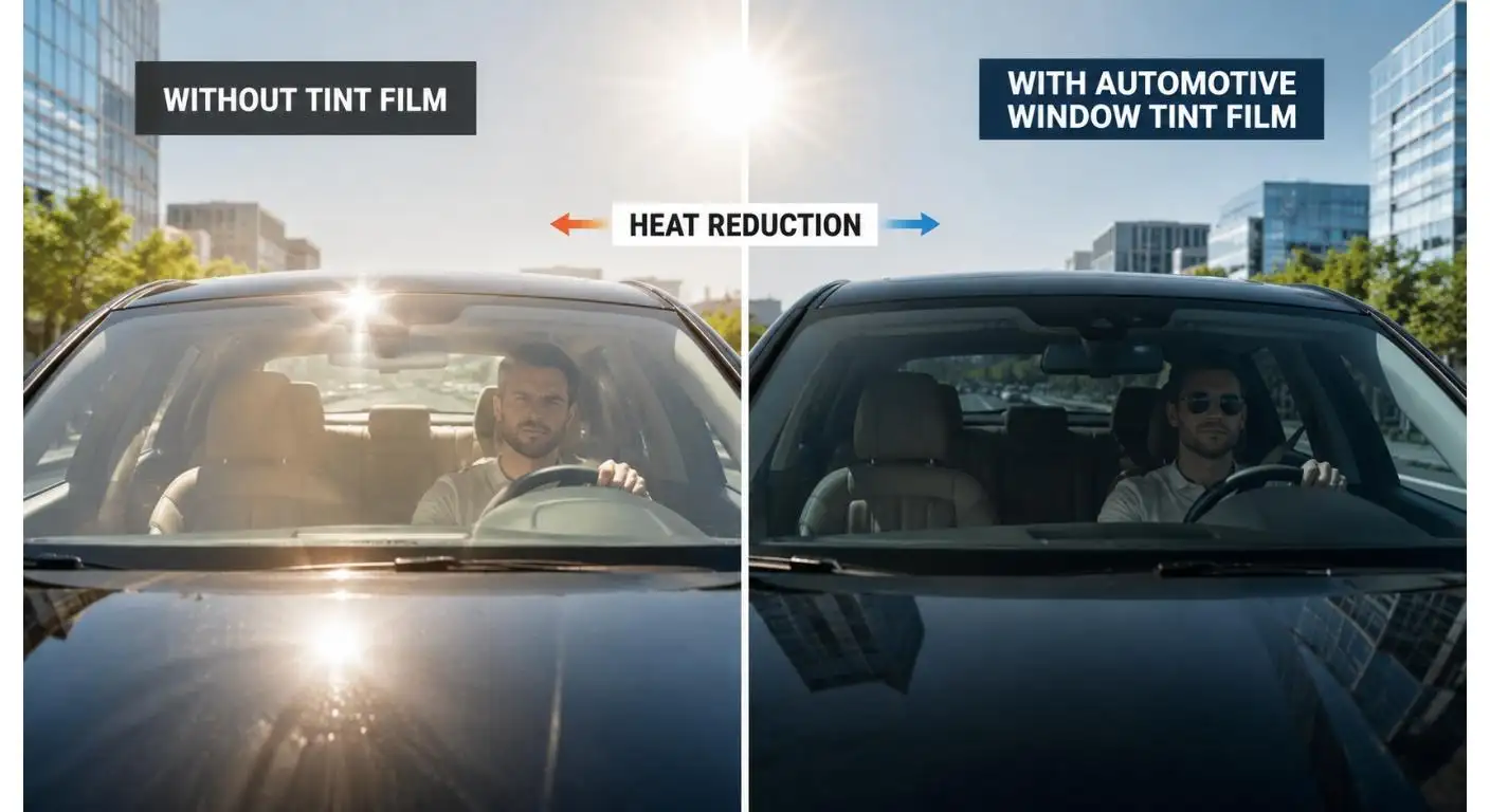 Película de tintado de ventanas para automóviles