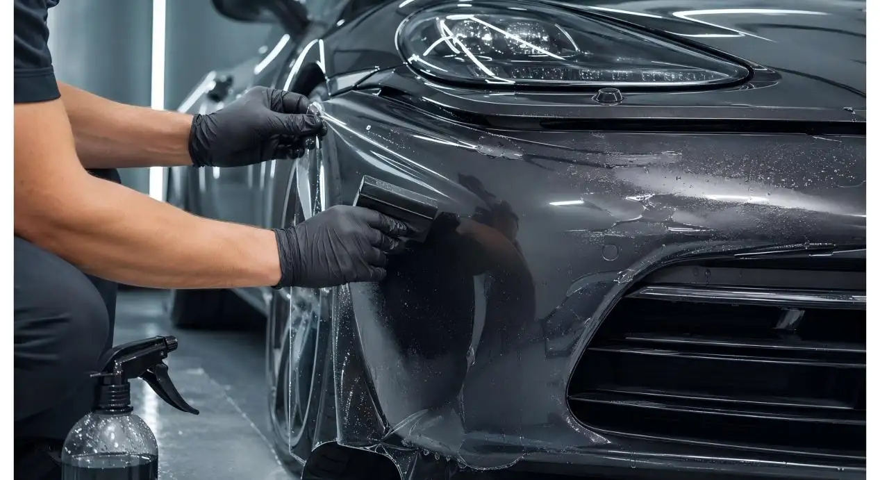 Película protectora de pintura teñida